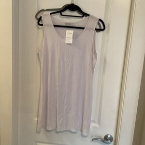 Light stone coloured scoop Neck Tank Top - Women's Sleeveless Basic